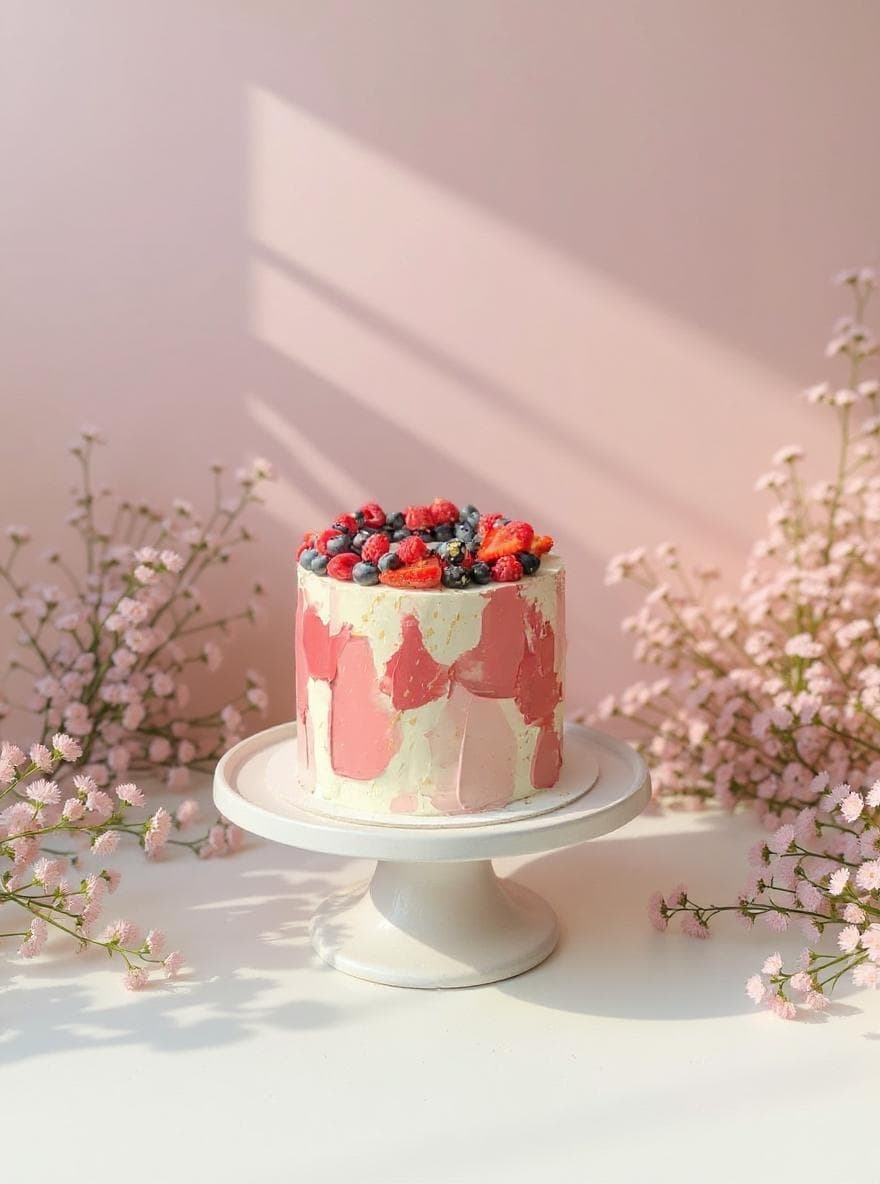 “Pink flowers” background